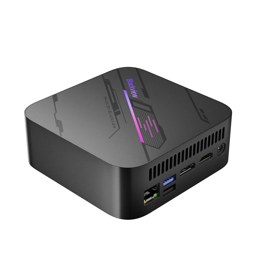 Blackview Mini PC MP100 Ryzen 7-5700U 16 GB DDR4 1 TB SSD Windows 11 Home kaina ir informacija | Stacionarūs kompiuteriai | pigu.lt