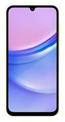 Samsung Galaxy A155F A15 8|256ГБ DS Желтый цвет цена и информация | Мобильные телефоны | pigu.lt