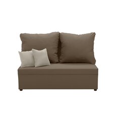 Sofa-lova Belleza Tom, ruda/smėlio kaina ir informacija | Sofos, sofos-lovos | pigu.lt