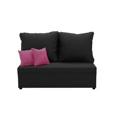 Sofa-lova Belleza Tom, juoda/rožinė kaina ir informacija | Sofos | pigu.lt