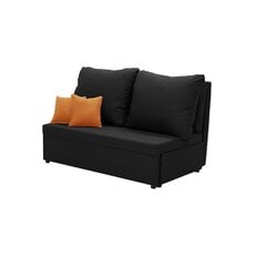 Sofa-lova Belleza Tom, juoda/oranžinė kaina ir informacija | Sofos | pigu.lt