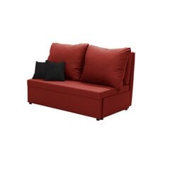 Sofa-lova Belleza Tom, raudona/juoda kaina ir informacija | Sofos | pigu.lt