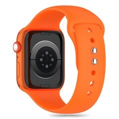 TECH-PROTECT SILIKONINIS APPLE WATCH 4 | 5 | 6 | 7 | 8 | 9 | SE (38 | 40 | 41 MM) RYŠKIAI ORANŽINIS kaina ir informacija | Išmaniųjų laikrodžių ir apyrankių priedai | pigu.lt