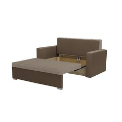 Sofa-lova Bellezza Asto3, ruda/balta kaina ir informacija | Sofos | pigu.lt