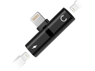 Lightning adapteris, ipad iphone, 2in1 kaina ir informacija | Adapteriai, USB šakotuvai | pigu.lt