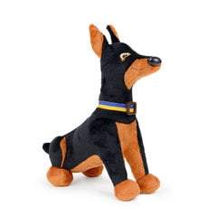 WP Merchandise Minkštas pliušinis žaislas Ukrainos dobermanas Dzeusas, 24 cm kaina ir informacija | Minkšti (pliušiniai) žaislai | pigu.lt