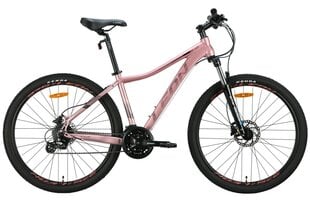 Dviratis MTB Davi XC Lady 27.5", aliuminis, 155-175 cm, 24 pavaros, rožinis цена и информация | Велосипеды | pigu.lt