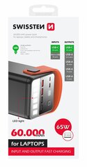 Товар с повреждением. Swissten Power Line Power Bank Ārējas Uzlādes Baterija 60 000 mAh | 65W цена и информация | Товары с повреждениями | pigu.lt