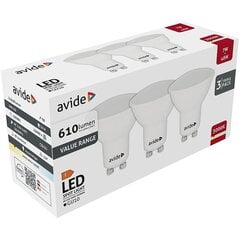 LED lemputė Avide, 7W, GU10, 3000K, 3 vnt kaina ir informacija | Elektros lemputės | pigu.lt