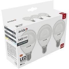 LED lemputė Avide, 4W, E14, 3000K, 3vnt kaina ir informacija | Elektros lemputės | pigu.lt