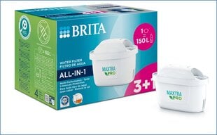 Brita Maxtra Pro All-In-One, 4 vnt. kaina ir informacija | Vandens filtrai | pigu.lt