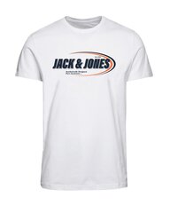 Jack & Jones vaikiški marškinėliai 12267656*03, baltas 5715610370041 kaina ir informacija | Marškinėliai moterims | pigu.lt