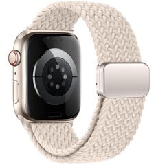 TECH-PROTECT NYLONMAG APPLE WATCH 4 | 5 | 6 | 7 | 8 | 9 | SE | ULTRA 1 | 2 (42 | 44 | 45 | 49 MM) STARLIGHT kaina ir informacija | Išmaniųjų laikrodžių ir apyrankių priedai | pigu.lt