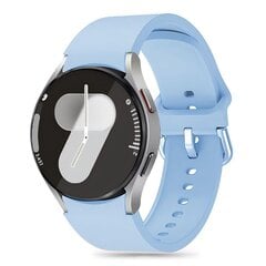 TECH-PROTECT SILIKONINIS SAMSUNG GALAXY WATCH 4 | 5 | 5 PRO | 6 | 7 | FE SKY BLUE kaina ir informacija | Išmaniųjų laikrodžių ir apyrankių priedai | pigu.lt