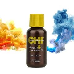 Argano ir moringų aliejus plaukams CHI Argan Oil Plus Moringa Oil, 15 ml x 5 vnt. kaina ir informacija | Priemonės plaukų stiprinimui | pigu.lt