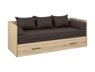 Sofa-lova BRW Tetrix, ruda kaina ir informacija | Sofos | pigu.lt