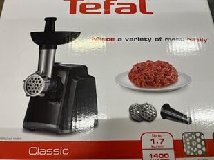 Товар с повреждением. Мясорубка TEFAL NE105838, черная цена и информация | Товары с повреждениями | pigu.lt