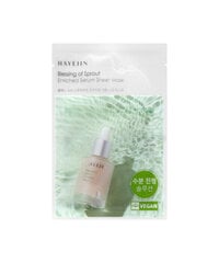 HAYEJIN Blessing of Sprout Enriched Serum Sheet Mask - Senėjimą stabdanti ir skaistinanti lakštinė kaukė kaina ir informacija | Veido kaukės, paakių kaukės | pigu.lt