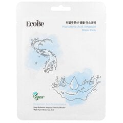 EcoBe Hyaluronic Acid Ampoule Mask Pack 25ml - Увлажняющая листовая маска цена и информация | Маски для лица, патчи для глаз | pigu.lt