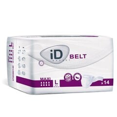 Подгузники Id Expert Belt Maxi L, 14 шт цена и информация | Подгузники, прокладки, одноразовые пеленки для взрослых | pigu.lt