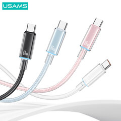 USAMS Cloud Series 6A USB to type-C цена и информация | Кабели для телефонов | pigu.lt