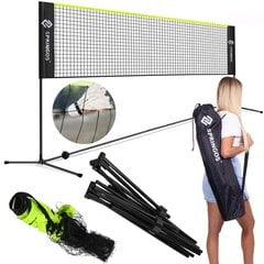 Badmintono tinklelis Springos KG0036 kaina ir informacija | Badmintonas | pigu.lt