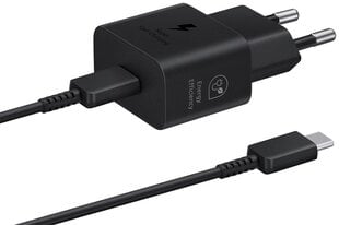 Комплект зарядного устройства Samsung EP-T25 (кабель USB-C на USB-C 1 м) цена и информация | Зарядные устройства для телефонов | pigu.lt