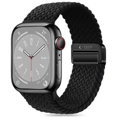 TECH-PROTECT NYLONMAG APPLE WATCH 4 | 5 | 6 | 7 | 8 | 9 | SE | ULTRA 1 | 2 (42 | 44 | 45 | 49 MM) JUODAS kaina ir informacija | Išmaniųjų laikrodžių ir apyrankių priedai | pigu.lt