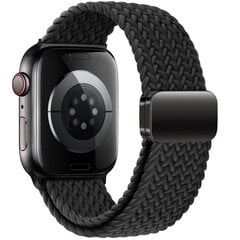 TECH-PROTECT NYLONMAG APPLE WATCH 4 | 5 | 6 | 7 | 8 | 9 | SE | ULTRA 1 | 2 (42 | 44 | 45 | 49 ММ) ЧЕРНЫЙ цена и информация | Аксессуары для смарт-часов и браслетов | pigu.lt