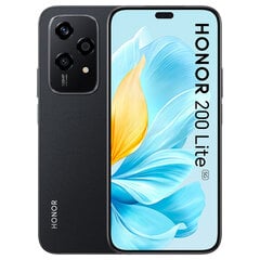 Honor 200 Lite 5G Dual SIM 8+256ГБ Черный цвет цена и информация | Мобильные телефоны | pigu.lt