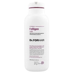 Dr.FORHAIR Folligen Silk Shampoo 300 ml - Šampūnas su šilku kaina ir informacija | Priemonės plaukų stiprinimui | pigu.lt