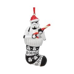 Star Wars Stormtrooper in Stocking Hanging Christmas Ornament 11.5cm цена и информация | Атрибутика для игроков | pigu.lt