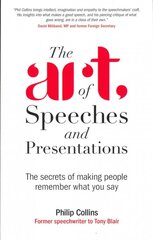 Art of Speeches and Presentations: The Secrets of Making People Remember What You Say kaina ir informacija | Užsienio kalbos mokomoji medžiaga | pigu.lt