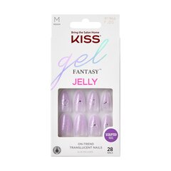 Dirbtinių Nagų Galiukai Kiss Gel Fantasy M Violetinės Spalvos 1 Vnt. kaina ir informacija | Manikiūro, pedikiūro priemonės | pigu.lt