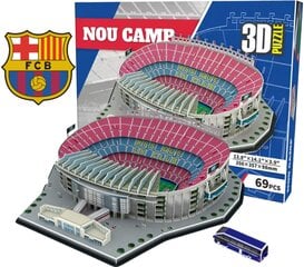 Пазл 3D футбольный стадион BARCELONA CAMP NOU цена и информация | Пазлы | pigu.lt