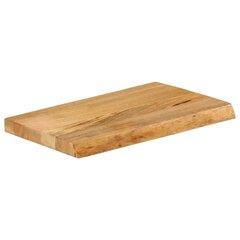 vidaXL Pöytälevy Natural Edge 50x20x3,8 cm mangopuuta kaina ir informacija | Virtuvės stalviršiai | pigu.lt