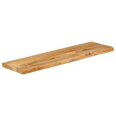 vidaXL Pöytälevy Natural Edge 100x20x3,8 cm mangopuuta kaina ir informacija | Virtuvės stalviršiai | pigu.lt