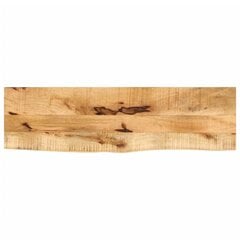 vidaXL Pöytälevy 110x20x3,8 cm Natural Edge Mango Wood kaina ir informacija | Virtuvės stalviršiai | pigu.lt