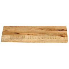 vidaXL Pöytälevy 50x20x3,8cm Natural Edge Raaka mangopuu kaina ir informacija | Virtuvės stalviršiai | pigu.lt