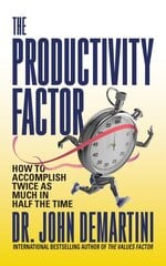 Productivity Factor: How to Accomplish Twice as Much in Half the Time kaina ir informacija | Saviugdos knygos | pigu.lt