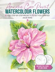 Anyone Can Paint Watercolour Flowers: 6 Easy Step-by-Step Projects to Get You Started kaina ir informacija | Knygos apie meną | pigu.lt