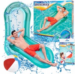 Paplūdimio čiužinys BestWay Aqua Air su kamuoliu, 159x77 cm kaina ir informacija | Pripučiamos ir paplūdimio prekės | pigu.lt