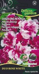 Darželinė petunija Duo rose white kaina ir informacija | Gėlių sėklos | pigu.lt