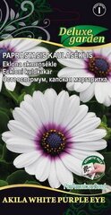 Ekolono kaulasėklis Akila white purple eye Deluxe garden kaina ir informacija | Gėlių sėklos | pigu.lt