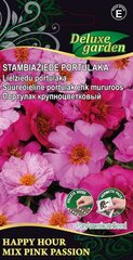 STAMBIAŽIEDĖ PORTULAKA HAPPY HOUR MIX PINK PASSION - цена и информация | Семена цветов | pigu.lt