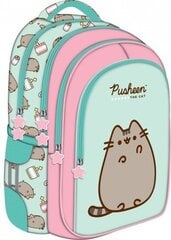 Pusheen St. Majewski keliu skyriu mokyklinė kuprinė. St. Majewski mėlyni atspalviai, rožiniai atspalviai, ivairiaspalviai 22 m. + 4 kiti produktai kaina ir informacija | Kuprinės mokyklai, sportiniai maišeliai | pigu.lt