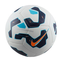 Futbolo kamuolys Nike Nk Pitch Fa24 White Black Blue FZ2636 100 FZ2636 100/5, 5 dydis kaina ir informacija | Futbolo kamuoliai | pigu.lt