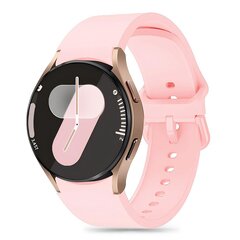 TECH-PROTECT SILIKONINIS SAMSUNG GALAXY WATCH 4 | 5 | 5 PRO | 6 | 7 | FE BABY PINK kaina ir informacija | Išmaniųjų laikrodžių ir apyrankių priedai | pigu.lt