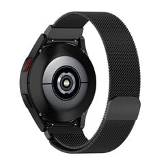 TECH-PROTECT MILANESEBAND SAMSUNG GALAXY WATCH 4 | 5 | 5 PRO | 6 | 7 | FE BLACK kaina ir informacija | Išmaniųjų laikrodžių ir apyrankių priedai | pigu.lt