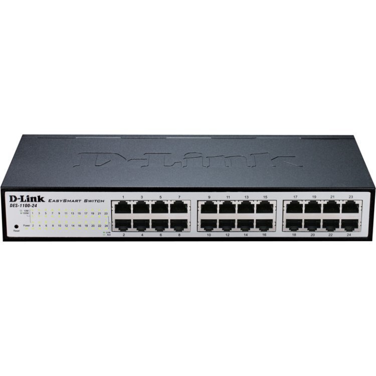 D-Link 24-port 10/100 kaina ir informacija | Komutatoriai (Switch) | pigu.lt